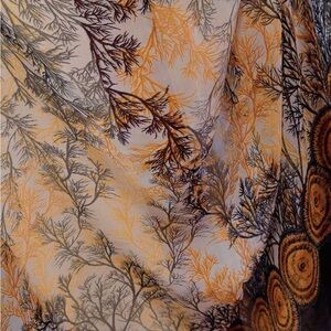 Nature-Inspired Sheer Scarf